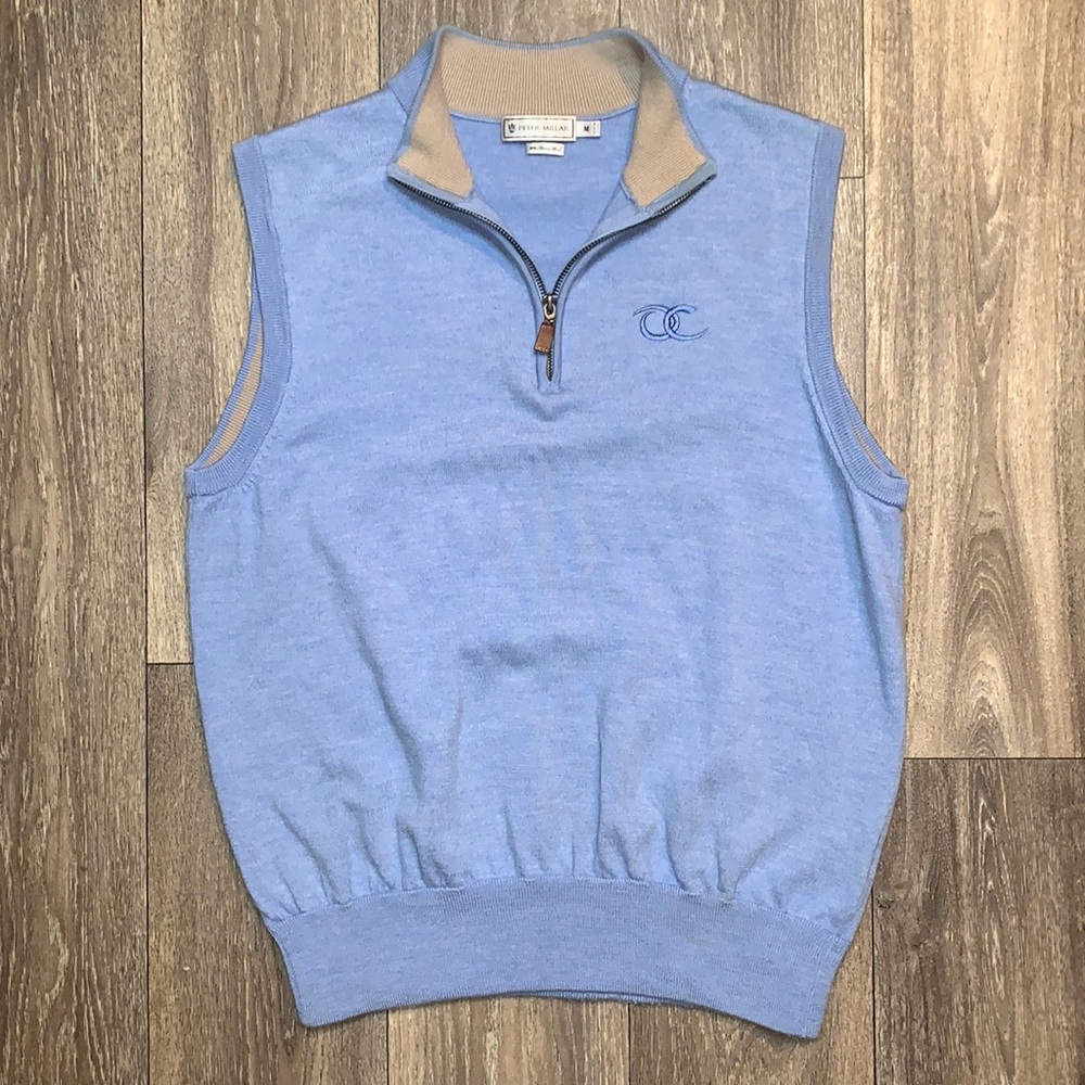 Peter Millar Quarter Zip Vest
